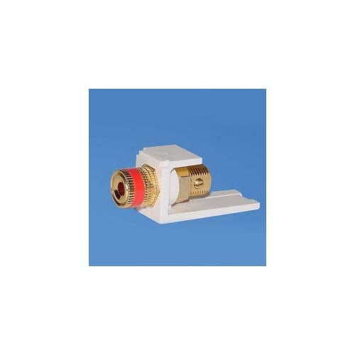 Panduit CMBPREIY 5 Way Binding Post Module With Red Stripe Electric Ivory