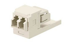 Panduit CMDSLCZBU Duplex LC Sr./Sr. Fiber Adapter Blue Zirconia Ceramic