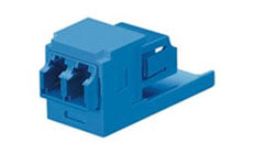 Panduit CMDSLCZBU Duplex LC Sr./Sr. Fiber Adapter Blue Zirconia Ceramic