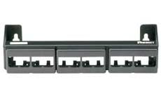 Panduit CWPP12WBL 12-Port Modular Faceplate Empty Patch Panel With Bracket