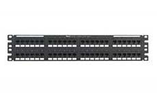 Panduit NK6PPG48Y NK Category 6 Punchdown Patch Panel 2 RU Black