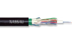 Superior Essex Cable 4 Fiber Count 2 Copper Pair Buried Drop Composite and Steel Armor Series 72S Cable 72004XX2S