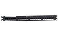 Panduit DP24688TGY Category 6 Punchdown Patch Panel Flat 24 Port 1RU