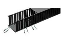 Panduit E2X2BL6 Fiber-Duct Slotted Wall Channel 2 in. x 2 in. 6 FT. Black