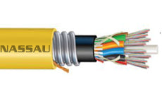 Prysmian and Draka Cable 146 to 216 Fiber Count Dry Buffer Tubes ezINTERLOCK Indoor Outdoor Riser Cable