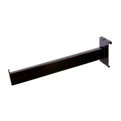 12" Rectangular Tubing Faceout for Grid Panel Econoco BLK/R3 (Pack of 24)