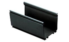 Panduit FR4X4BL6 Channel 4 in.x 4 in. (100mm x 100mm) 6 FT. FiberRunner Black