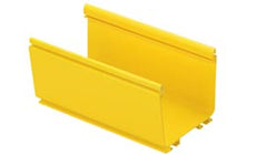 Panduit FR4X4YL6 Channel 4 in.x 4 in. (100mm x 100mm) 6 FT. FiberRunner Yellow