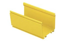 Panduit FR4X4YL6 Channel 4 in.x 4 in. (100mm x 100mm) 6 FT. FiberRunner Yellow