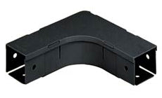 Panduit FRA2X2BL Fitting And Cover Horizontal 90° Angle 2 in. x 2 in. (50mm x 50mm) Fiber-Duct Black