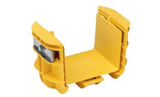 Panduit FRBC4X4YL Coupler 4 in. x 4 in. (100mm x 100mm) FiberRunner Yellow