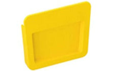 Panduit FREC4X4YL Fitting End Cap 4 in. x 4 in. (100mm x 100mm) FiberRunner Yellow