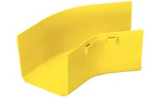 Panduit FRH454X4YL Fiber Raceway Fitting Horizontal 45° ABS Yellow