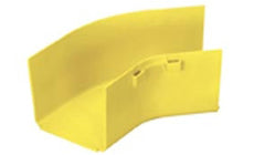 Panduit FRH454X4YL Fiber Raceway Fitting Horizontal 45° ABS Yellow