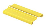 Panduit FRSHC4YL6 Channel Cover Split Hinged Snap-On 4 in. x 4 in. FiberRunner Yellow