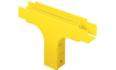 Panduit FT2X2YL Fitting Horizontal Tee 2 in. x 2 in. (50mm x 50mm) Fiber-Duct Yellow