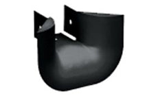 Panduit FTR2X2BL Fitting 3-Sided BRC Trumpet Spillout 2 in. x 2 in. Exit Black