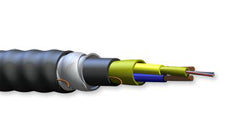 Corning 006UDF-21G01MA1 6 Fiber 2 Cu Cond. 14 AWG ClearCurve ZBL SM ActiFi Freedm DAS Interlocking Armored for Indoor/Outdoor Riser Cable