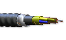 Corning 012UDF-41G01MA1 12 Fiber 4 Cu Cond. 14 AWG ClearCurve ZBL SM ActiFi Freedm DAS Interlocking Armored for Indoor/Outdoor Riser Cable