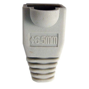Vertical Cable 015-033GY-10 RJ45 Slip-On Boot Cat5E/Cat6 Gray (Pack of 10)