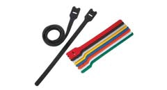 Panduit HLT2I-X0 Hook And Loop Tie Loop Style 8.0 inch Black Pack of 10