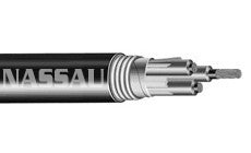 Interlocked Armor Power Cable - 1 Gauge - 3 Conductor - 5KV