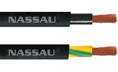 Helukabel 2 AWG Green-Yellow Color Single 602-RC-J/O Special Core Cable For Drag Chains 90C 600V Meter Marking Cable 69607