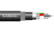 Prysmian and Draka Cable QFCI-I/O/RM-JM/-F1 Indoor and Outdoor Fire Resistant Flame Retardant Halogen-free Loose Tube Fiber Optic Cable