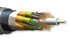 Corning 36 to 144 Fiber Single and Multimode Freedm One Unitized Interlocking Armored Tight-Buffered Riser Cable
