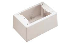 Panduit JBP1DIW Non-Metallic Power Rated Deep Outlet Box Off White