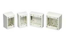 Panduit JBP1EI Non-Metallic Power Rated Outlet Box Electric Ivory
