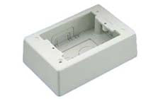 Panduit JBP1EI Non-Metallic Power Rated Outlet Box Electric Ivory