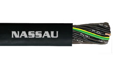 Helukabel 19 AWG 2 Cores JZ-500 Black Flexible Wire Without Green-Yellow Conductor, Meter Marking Cable 10348