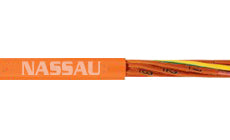 Helukabel 18 AWG 4 Cores 1 mm&sup2; Cross-Sec. JZ-500 Orange Flexible Orange Cores Control Cable For Interlocking Purposes Meter Marking Cable 10540