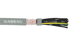 Helukabel 10 AWG 4 Cores JZ-602 RC-PUR Special Cable For Drag Chains 80C 600V, Two Approval Control, Meter Marking Cable 12667