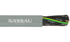 Helukabel 20 AWG 2 Cores JZ-750 Flexible Wire Without Green-Yellow Conductor, Number Coded 750V Meter Marking Cable 10800