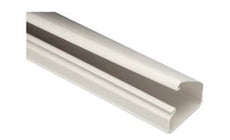 Panduit LD5WH8-A LD5 Low Voltage 1-Piece Single Channel Raceway With Adhesive 8FT White