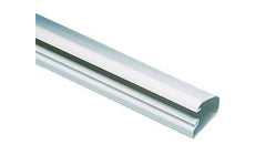 Panduit LD5WH8-A LD5 Low Voltage 1-Piece Single Channel Raceway With Adhesive 8FT White