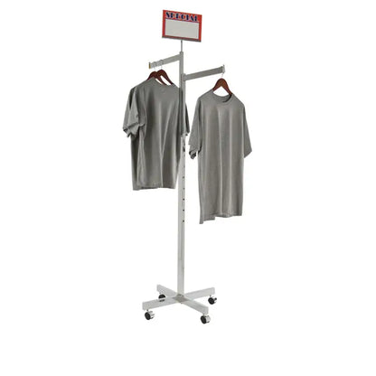 2-Way Heavy Duty Straight Arms w/ "X" Style Base - Rectangular Tubing Econoco K21X