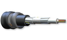 Corning 048TCZ-14131-AZ 48 Fiber 50 &micro;m Multimode LSZH Ribbon Interlocking Armored Gel-Filled Cable