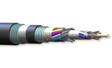 Corning 12 to 216 Fiber Single and Multimode Altos Lite Loose Tube Gel-Free Double Jacket Armored Cable