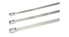 Panduit MLT4S-CP Standard Cable Tie 14.3 inch 304 Stainless Steel Natural Pack of 100