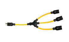 US Wire and Cable Twist To Lock Multiple Outlet Adapter STW 600V