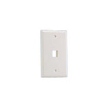 Panduit NK1FNIW NK 1-Port Single Gang Flush Mount Faceplate Off White