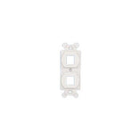 Panduit NK2106MFIW NK 2-Port 106 Duplex module frame Off White