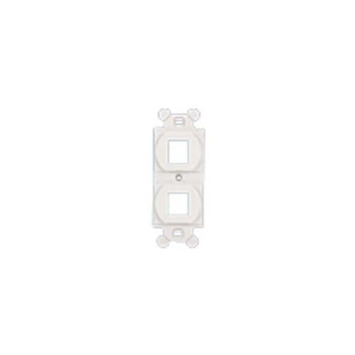 Panduit NK2106MFWH NK 2-Port 106 Duplex module frame White