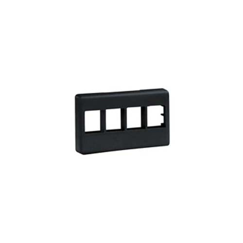 Panduit NK4MFIW NK 4-Port Modular Furniture Faceplate Off White