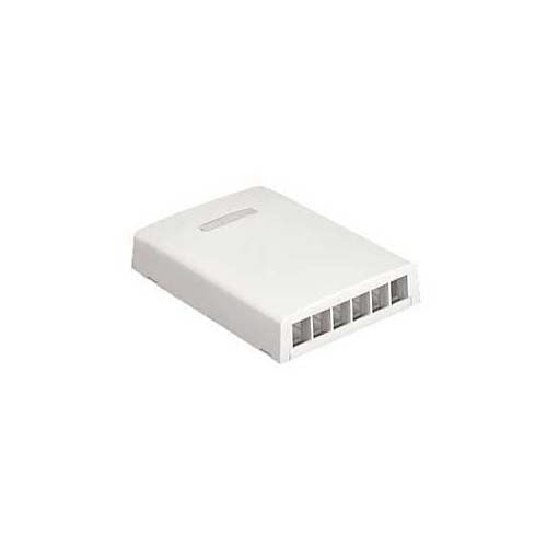 Panduit NK6BXIW-AY NK 6-Port Surface Mount Box Off White