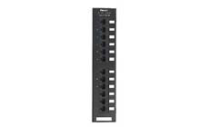 Panduit NK6PPG12WY Cat 6 NK Punchdown Patch Panel 12 Port Black