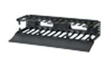 Panduit NMF2 Cable Manager Horizontal Front Finger Spacing 2RU ABS Plastic Black